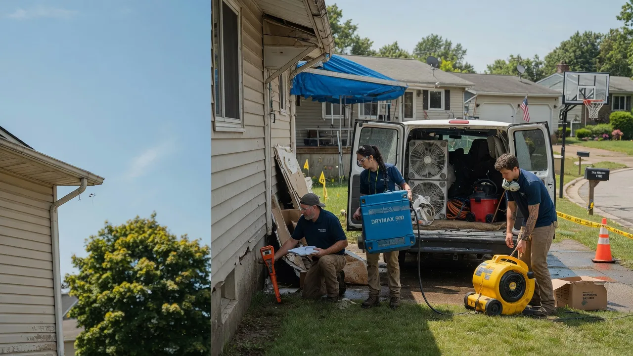 Ceiling Leak Cleanup in Tippecanoe, OH near me